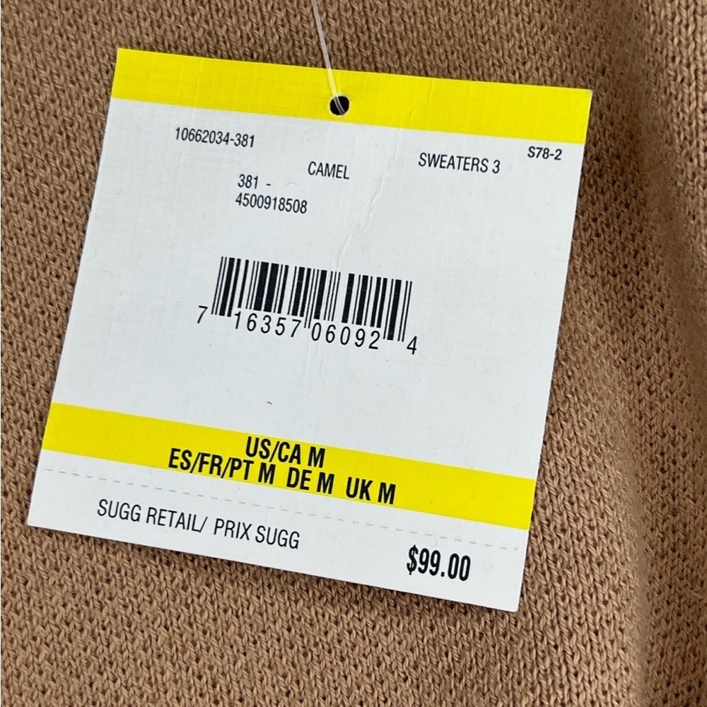 Vintage Anne Klein neutral-colored Cardigan with removable Faux Fur Collar - Picture 12 of 12